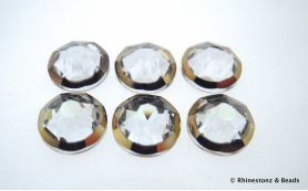 Swarovski Non-Hotfix Rimmed Crystal/Dorado ss34